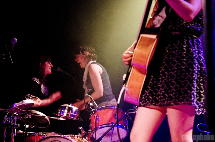 Thao and Mirah at Wonder Ballroom, May 8, 2011. Photo by Ro Tam.