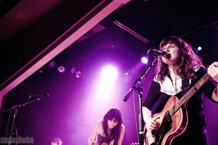 Thao and Mirah at Wonder Ballroom, May 8, 2011. Photo by Ro Tam.