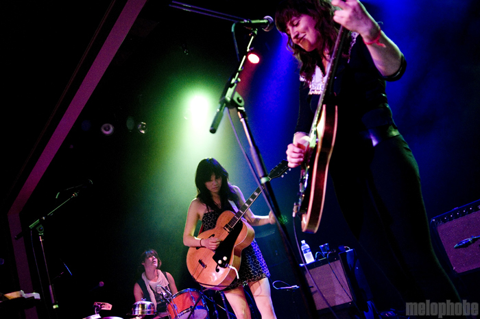 Thao and Mirah at Wonder Ballroom, May 8, 2011. Photo by Ro Tam.