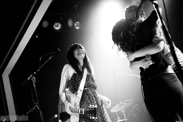 Thao and Mirah at Wonder Ballroom, May 8, 2011. Photo by Ro Tam.
