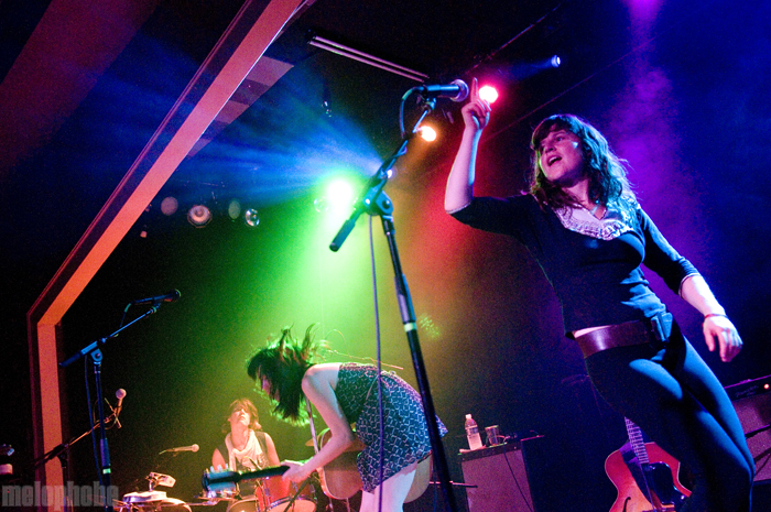 Thao and Mirah at Wonder Ballroom, May 8, 2011. Photo by Ro Tam.