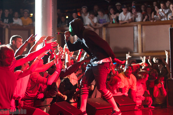 Odd Future at Paradise Rock Club, May 12, 2011. Photo by Michael Zonenashvili and Paul Gale.