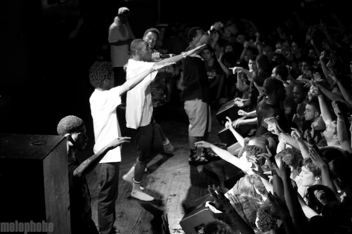 Odd Future at Paradise Rock Club, May 12, 2011. Photo by Michael Zonenashvili and Paul Gale.