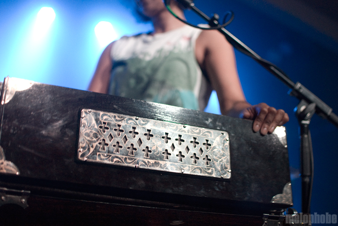Shilpa Ray & Her Happy Hookers at Wonder Ballroom, May 18, 2011. Photo by Colin McLaughlin.