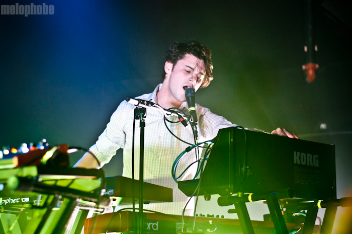 The Antlers at Music Hall of Williamsburg, May 19, 2011. Photo by Ashley Thorfinnson.