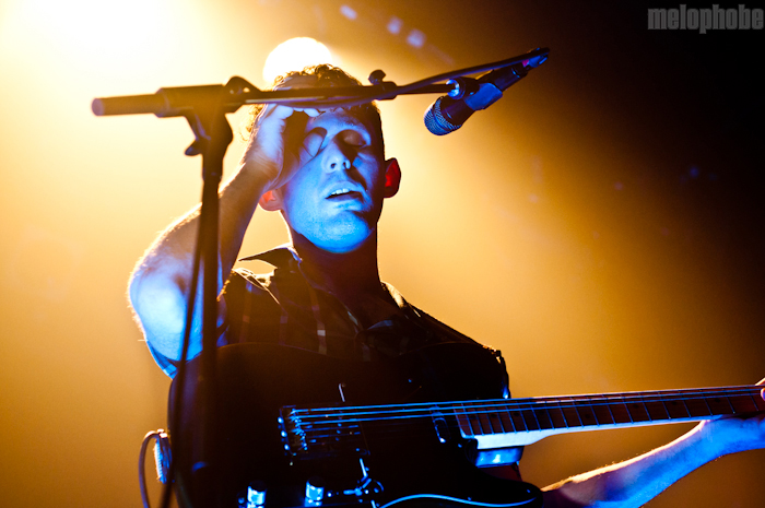 The Antlers at Music Hall of Williamsburg, May 19, 2011. Photo by Ashley Thorfinnson.