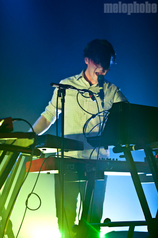 The Antlers at Music Hall of Williamsburg, May 19, 2011. Photo by Ashley Thorfinnson.