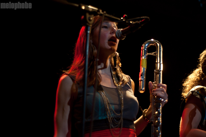 Little Scream at Music Hall of Williamsburg, May 19, 2011. Photo by Ashley Thorfinnson.