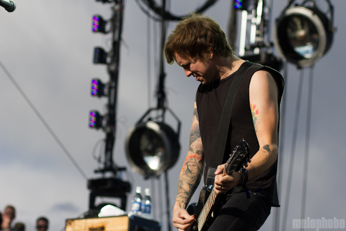 Against Me! at Bigfoot Stage, May 27, 2011. Photo by Troy Dunham.