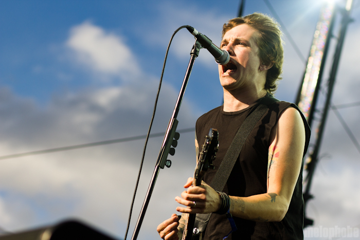Against Me! at Bigfoot Stage, May 27, 2011. Photo by Troy Dunham.