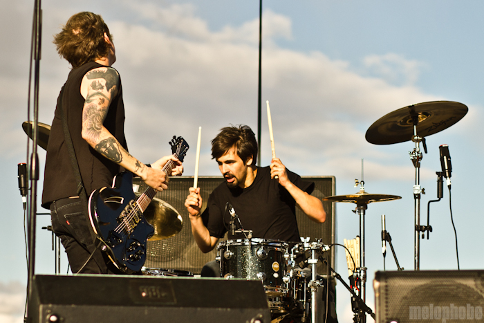 Against Me! at Bigfoot Stage, May 27, 2011. Photo by Troy Dunham.