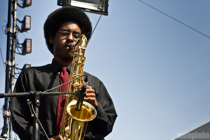 Aloe Blacc at Bigfoot Stage, May 28, 2011. Photo by Troy Dunham.