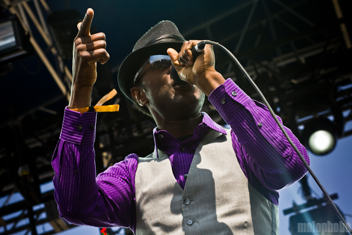 Aloe Blacc at Bigfoot Stage, May 28, 2011. Photo by Troy Dunham.