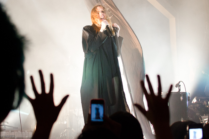 Lykke Li at Wonder Ballroom, May 28, 2011. Photo by Logan Westom.