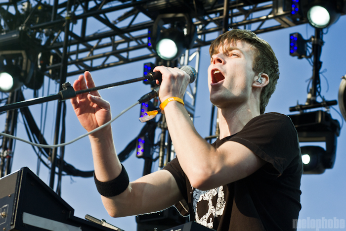 Matt & Kim at Bigfoot Stage, May 28, 2011. Photo by Troy Dunham.