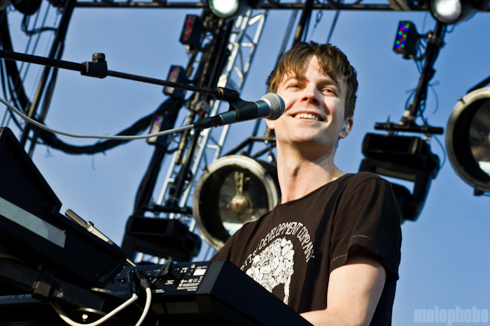 Matt & Kim at Bigfoot Stage, May 28, 2011. Photo by Troy Dunham.