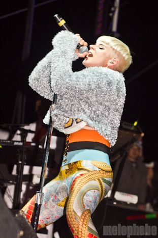 Robyn at Bigfoot Stage, May 28, 2011. Photo by Troy Dunham.