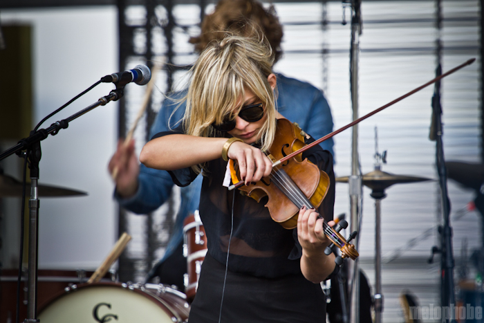 The Head and The Heart at Main Stage, May 28, 2011. Photo by Troy Dunham.
