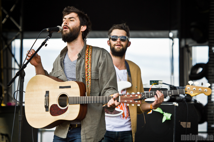The Head and The Heart at Main Stage, May 28, 2011. Photo by Troy Dunham.
