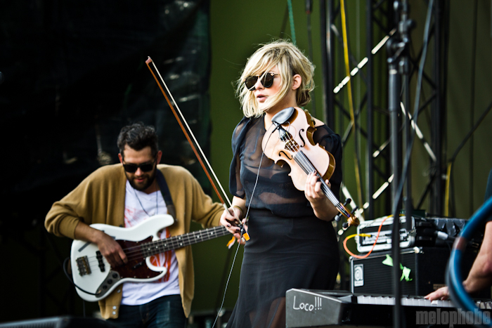 The Head and The Heart at Main Stage, May 28, 2011. Photo by Troy Dunham.