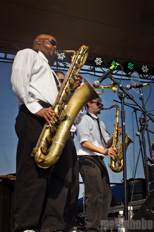 Black Joe Lewis and the Honeybears - Yeti Stage. Photo by Troy Dunham.