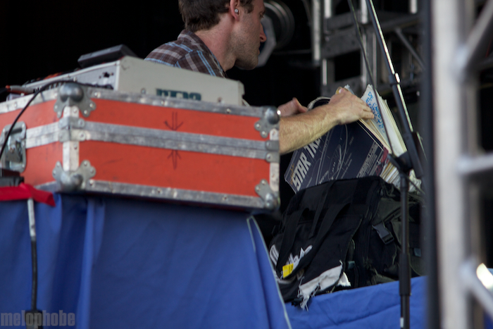 Rjd2, May 28, 2011. Photo by Michael Zonenashvili.