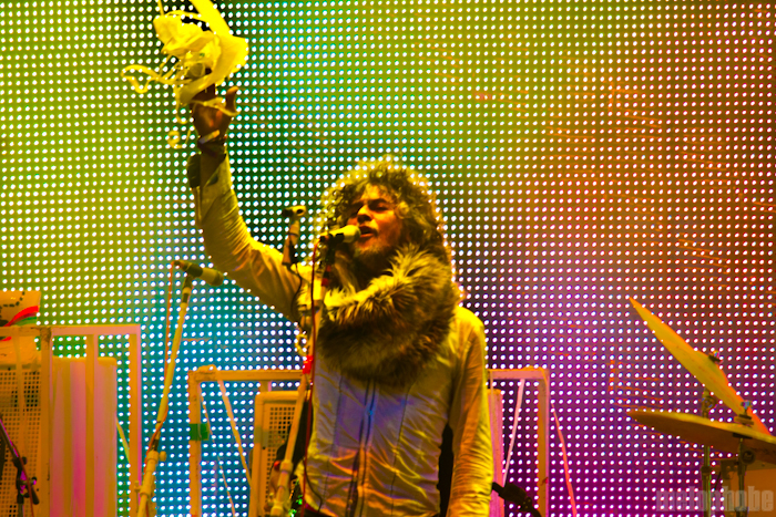 The Flaming Lips at Main Stage, May 29, 2011. Photo by Troy Dunham.