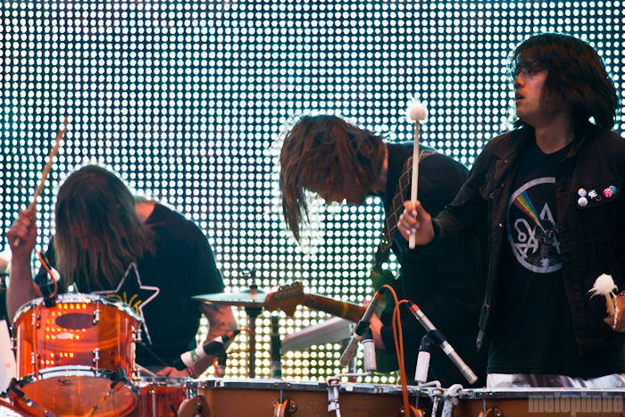 The Flaming Lips at Main Stage, May 29, 2011. Photo by Troy Dunham.