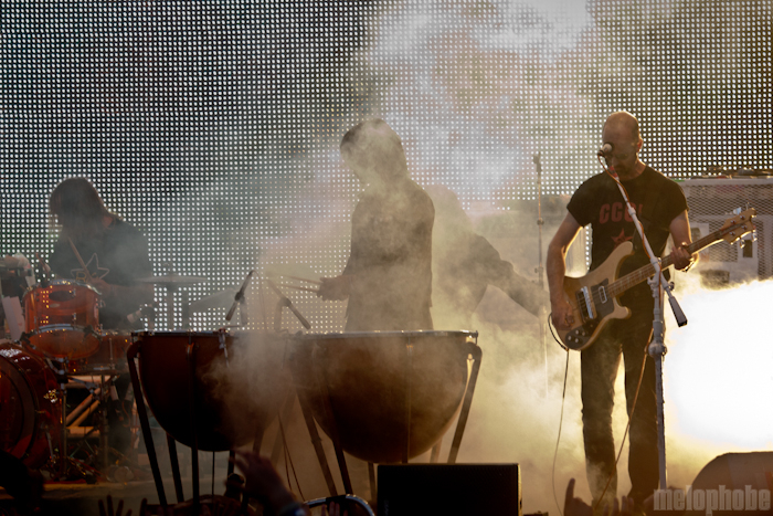 The Flaming Lips at Main Stage, May 29, 2011. Photo by Troy Dunham.
