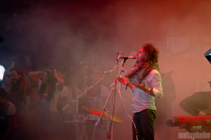 The Flaming Lips at Main Stage, May 29, 2011. Photo by Troy Dunham.