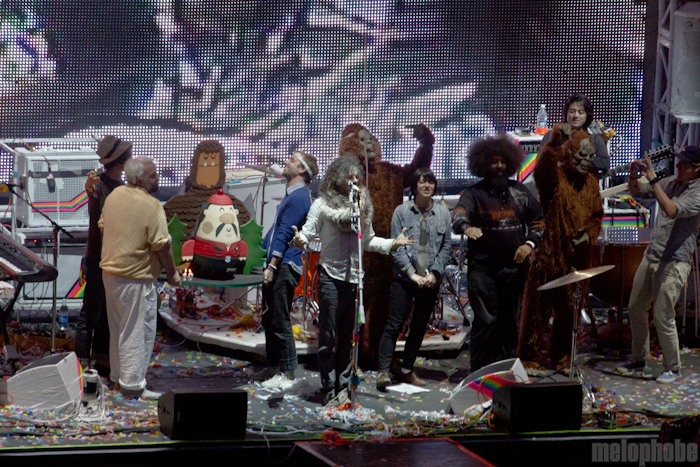 The Flaming Lips at Main Stage, May 29, 2011. Photo by Troy Dunham.