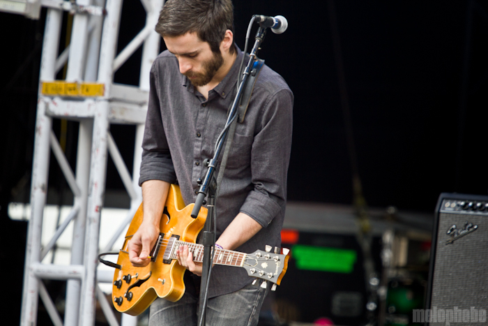 Tokyo Police Club at Main Stage, May 29, 2011. Photo by Troy Dunham.