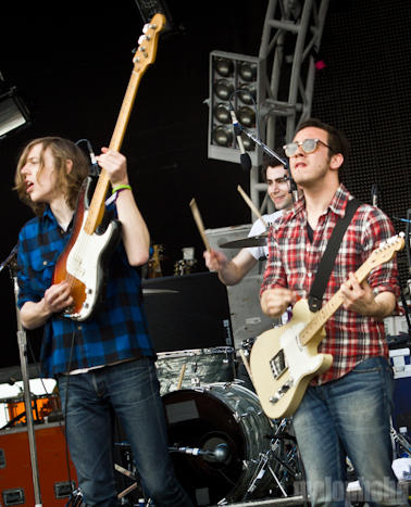 Tokyo Police Club at Main Stage, May 29, 2011. Photo by Troy Dunham.