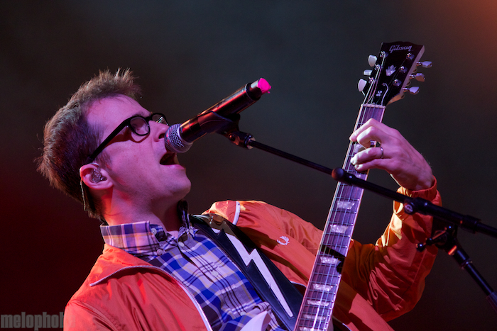 Weezer at B.O.M.B. Fest, May 28, 2011. Photo by Michael Zonenashvili.