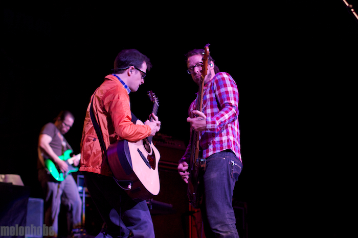 Weezer at B.O.M.B. Fest, May 28, 2011. Photo by Michael Zonenashvili.
