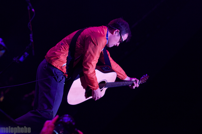 Weezer at B.O.M.B. Fest, May 28, 2011. Photo by Michael Zonenashvili.