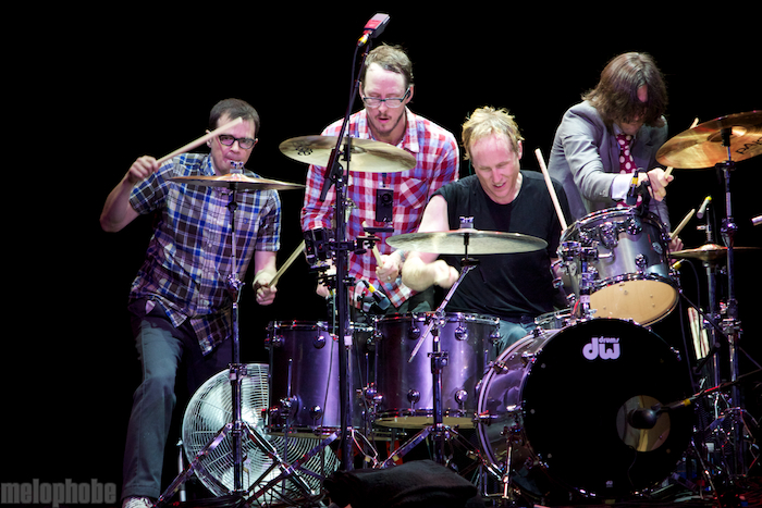 Weezer at B.O.M.B. Fest, May 28, 2011. Photo by Michael Zonenashvili.