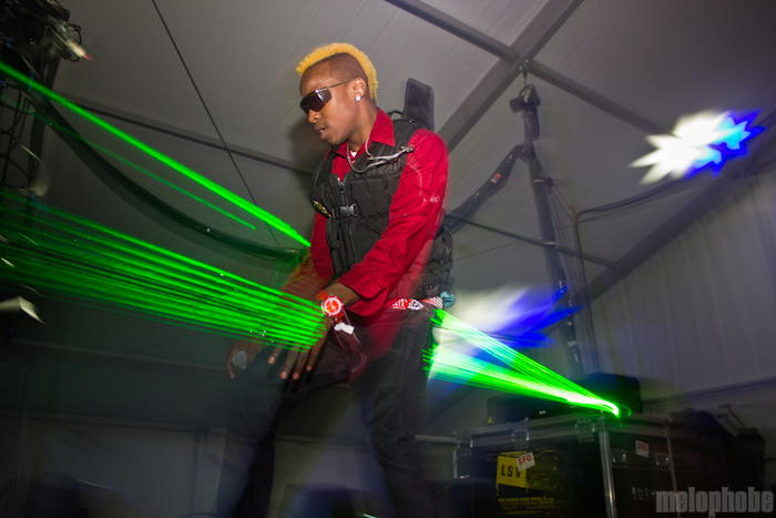 Major Lazer at Banana Shack, May 30, 2011. Photo by Troy Dunham.