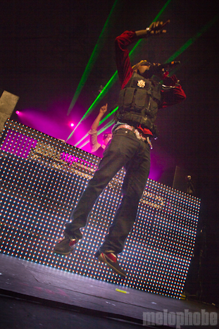 Major Lazer at Banana Shack, May 30, 2011. Photo by Troy Dunham.