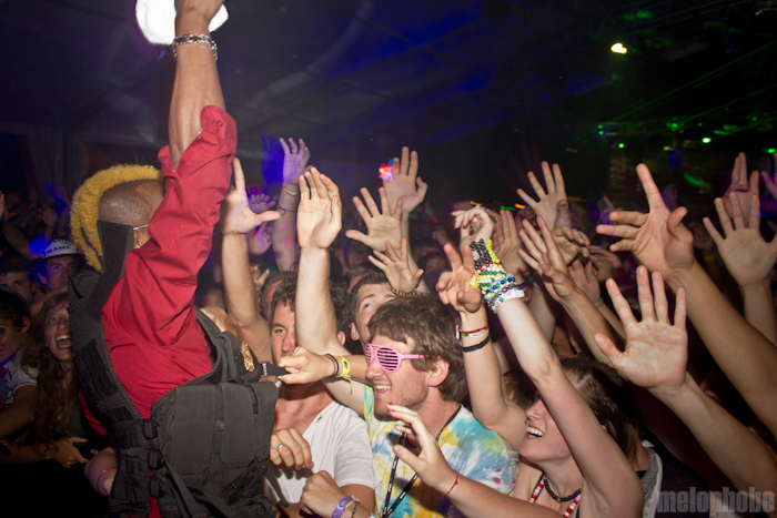 Major Lazer at Banana Shack, May 30, 2011. Photo by Troy Dunham.