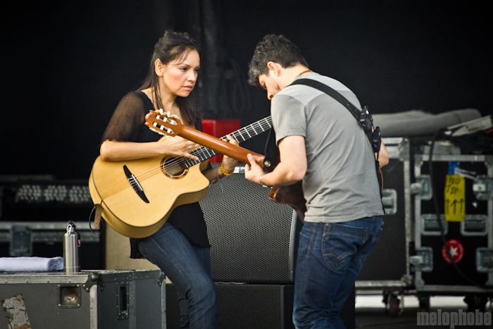 Rodrigo y Gabriela at Main Stage, May 30, 2011. Photo by Troy Dunham.