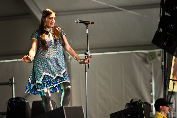 Dj Anjali and the Incredible Kid, June 7, 2011. Photo by Troy Dunham.