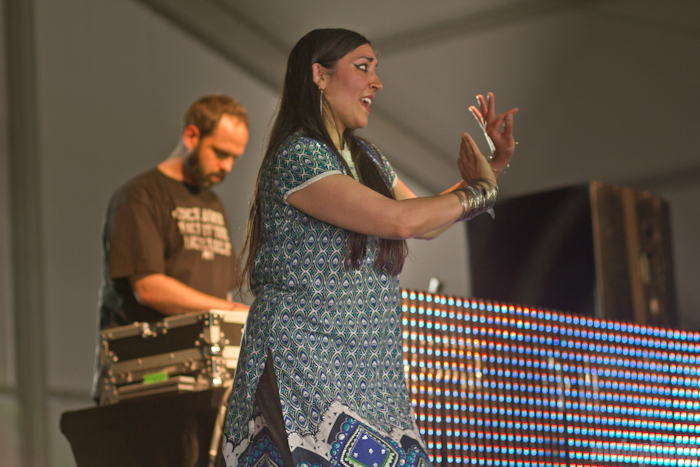 Dj Anjali and the Incredible Kid, June 7, 2011. Photo by Troy Dunham.