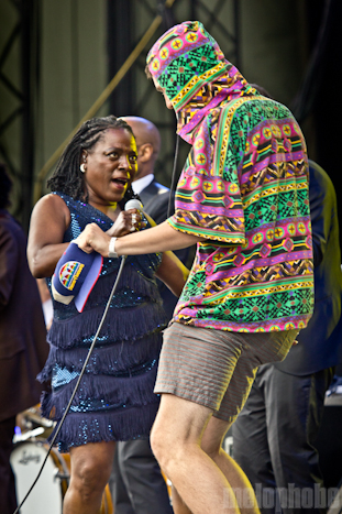 Sharon Jones and the Dap-Kings at Main Stage, May 30, 2011. Photo by Troy Dunham.