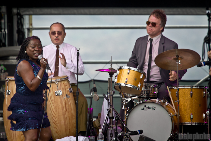 Sharon Jones and the Dap-Kings at Main Stage, May 30, 2011. Photo by Troy Dunham.