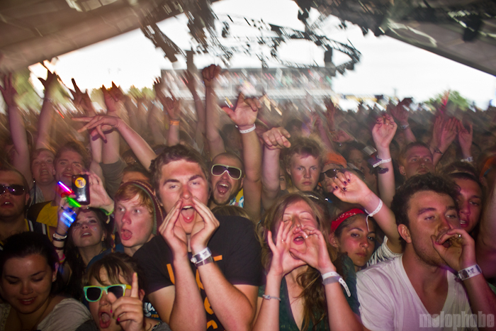 Skrillex at Banana Shack, May 30, 2011. Photo by Troy Dunham.