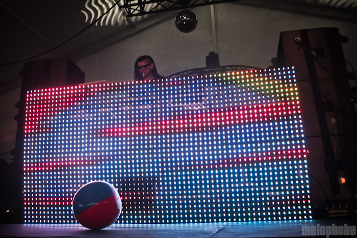 Skrillex at Banana Shack, May 30, 2011. Photo by Troy Dunham.