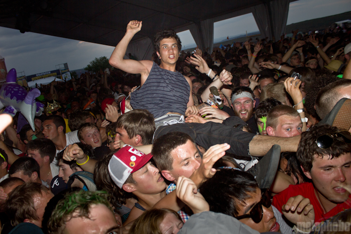 Skrillex at Banana Shack, May 30, 2011. Photo by Troy Dunham.
