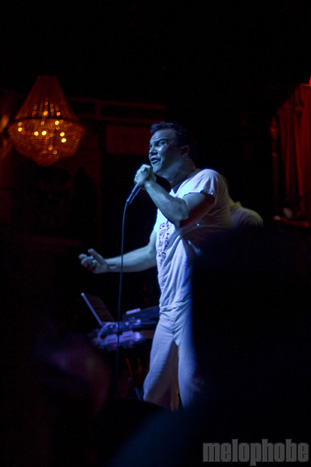 Future Islands at Royale, June 8, 2011. Photo by Liz McBride.