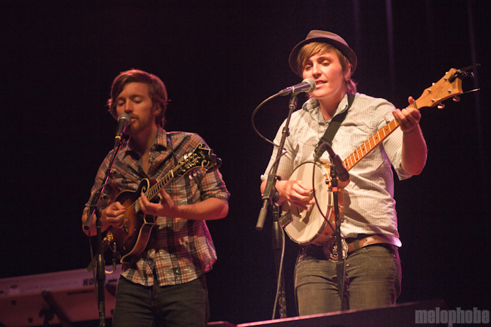 The Mountain Goats + Midtown Dickens - Aladdin Theater. Photo by Troy Dunham.